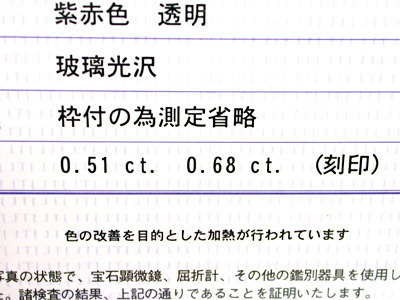 鑑別書表記のアップ2