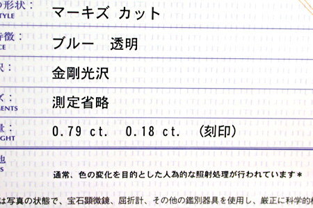 鑑別書表記のアップ3